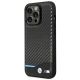 2. Etui BMW Leather Carbon na iPhone 14 Pro Max - czarne