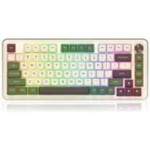 REDRAGON K681CGC-RGB-PRO Cyrus klawiatura USB + RF Wireless + Bluetooth Biały, Zielony