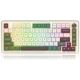 REDRAGON K681CGC-RGB-PRO Cyrus klawiatura USB + RF Wireless + Bluetooth Biały, Zielony