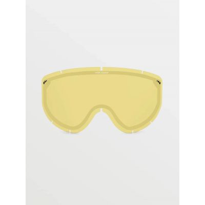 4. Gogle narciarskie damskie/męskie Volcom Footprints snowboardowe zimowe czerwone (VG0622303)