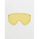 4. Gogle narciarskie damskie/męskie Volcom Footprints snowboardowe zimowe czerwone (VG0622303)