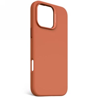 2. Etui Decoded AntiMicrobial Silicone Backcover z MagSafe do iPhone 16 Pro Max - pomarańczowe