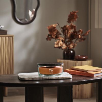 2. Świeca elipsa PUMPKIN PRALINE WOODWICK
