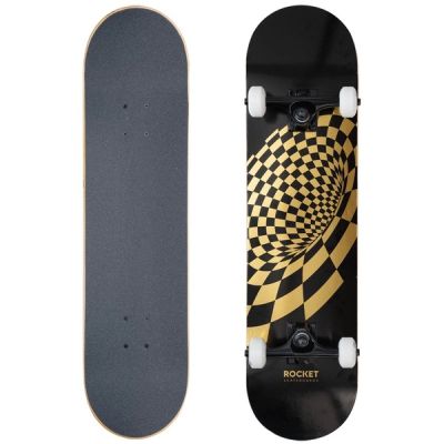 6. Deskorolka Rocket Vortex Foil Gold 8" RKT-COM-1553