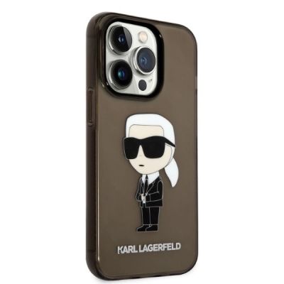 4. Etui Karl Lagerfeld Ikonik Karl na iPhone 14 Pro Max - czarne
