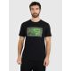 T-shirt regular z nadrukiem męski 4F 4FRAW25TTSHM3612-20S