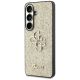 2. Etui Guess Fixed Glitter Big 4G Metal Logo do Samsung Galaxy S26 - złote