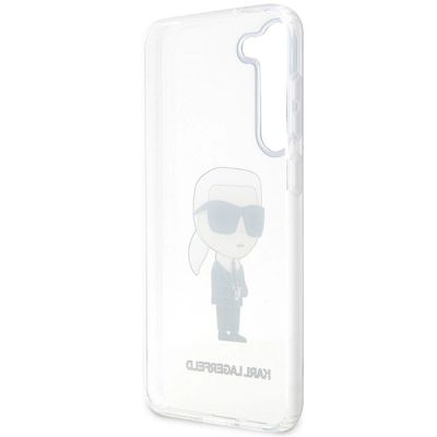 7. Etui Karl Lagerfeld Ikonik Karl na Samsung Galaxy S23+ - przezroczyste