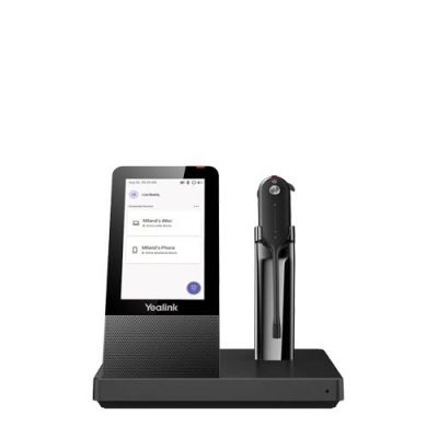 6. Yealink WH67 UC Zestaw słuchawkowy Bezprzewodowy Nauszny, Opaska na głowę, Opaska na szyję Biuro/centrum telefoniczne Bluetooth Podstawka do ładowania Czarny