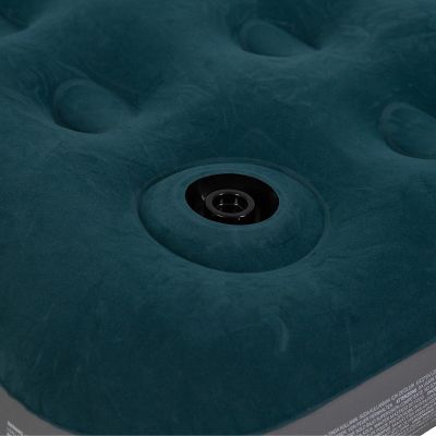 3. MATERAC FLOKOWANY 1-OSOBOWY Z WBUDOWANĄ POMPKĄ NOŻNĄ 191x99x22CM 24679