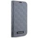 5. Etui Karl Lagerfeld Saffiano Monogram na iPhone 14 Pro - srebrne