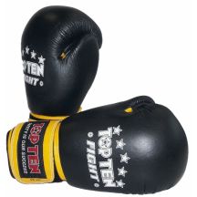 (W) Rękawice bokserskie TOP TEN FIGHT RTT-2 10 oz czarno-żółte