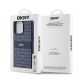 8. Etui DKNY Leather Mono Stripe & Metal Logo na iPhone 15 Pro Max - niebieskie
