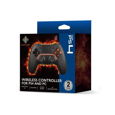 3. Deltaco Gaming GAM-139 kontroler gier Czarny Bluetooth/USB Gamepad Cyfrowy Android, PC, PlayStation 4