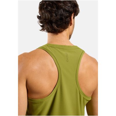 3. Koszulka tech. bez rękawów męska ODLO Tank crew neck ZEROWEIGHT CHILL-TEC zielona