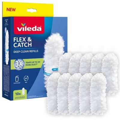 2. Wkłady do miotełki do kurzu Vileda Flex&Catch 10 szt.