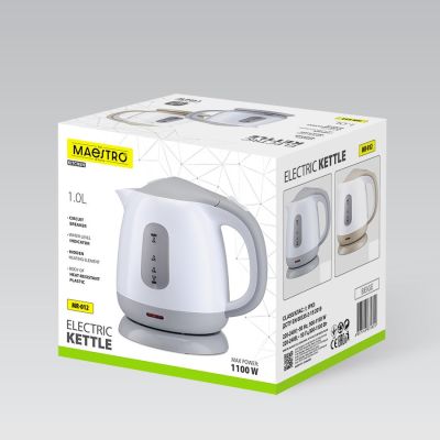 8. Czajnik elektryczny 1L 1100W MR-012-GREY MAESTRO