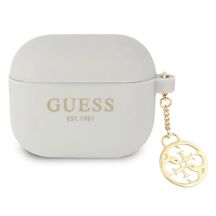 Etui Guess Silicone Charm 4G Collection na AirPods 3 - szare