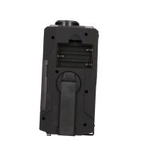 Extralink RADIO AWARYJNE SOLARNE Z KORBKA DYNAMO POWERBANK 4000MAH Z LATARKA SOS SR-4000 Przenośny Analogowy Czarny, Pomarańczowy