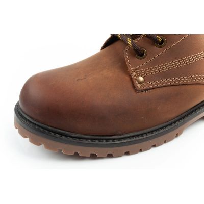 6. Wrangler Arch buty męskie sztyblety trzewiki eleganckie skóra naturalna brązowe