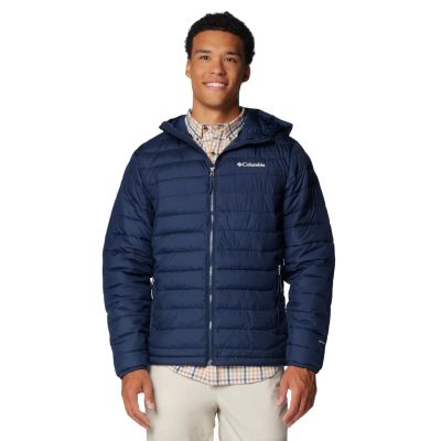 Columbia Powder Lite II Hooded Jacket 2086944464 Granatowe L