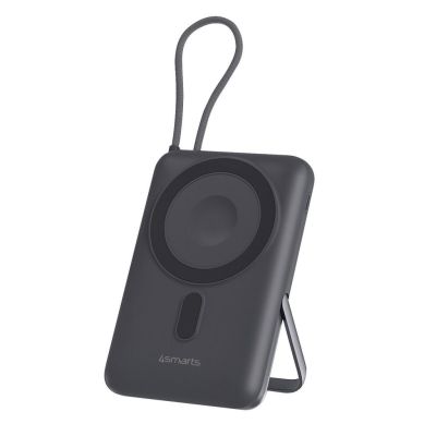 4. Bezprzewodowy Powerbank 4smarts Enterprise Pocket gwiezdny szary