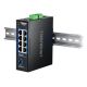 5. 9-portowy przemysłowy przełącznik przemysłowy 2,5G na szynę DIN TRENDnet z 10G SFP