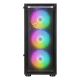 2. RAMPAGE OBUDOWA PC Z OKNEM SHIVA 4X WENTYLATOR 120MM RAINBOW BLACK