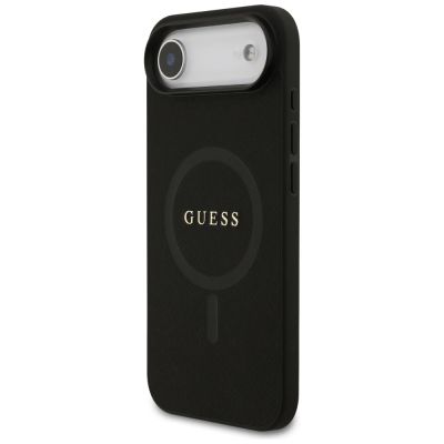 2. Etui Guess Saffiano Classic Logo MagSafe na iPhone Air - czarne
