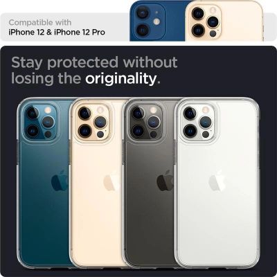15. Etui Spigen Ultra Hybrid na iPhone 12 / iPhone 12 Pro - przezroczyste