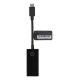 3. Przejściówka HP USB-C to HDMI 2.0 Adapter czarna 2PC54AA