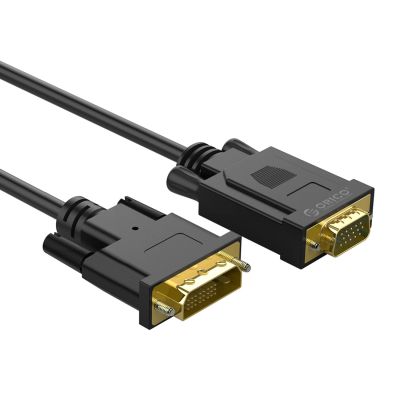 4. Kabel Orico XD-DITV adapter DVI 24+1 VGA Full HD 5 m - czarny