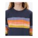5. Bluza dziewczęca RIP CURL Melting Waves Crew -Girl granatowa
