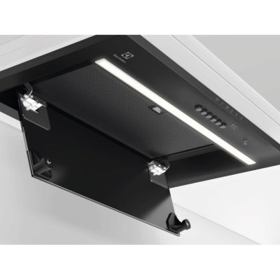 14. Okap kominowy ELECTROLUX LFG815K 80 cm | 650 m3/h | Hob2Hood | LED | czarny
