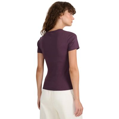 3. Koszulka damska 4F F2337 ciemny fiolet 4FWAW25TTSHF2337 50S