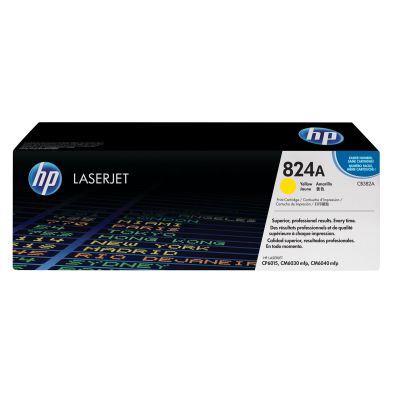 HP 824A oryginalny wkład z żółtym tonerem LaserJet