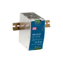 Zasilacz przemysłowy LevelOne 48VDC/240W+szyna DIN srebrny