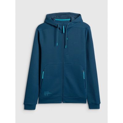 9. Bluza treningowa regular z kapturem męska 4F 4FRSS26TFSWM1006-30S