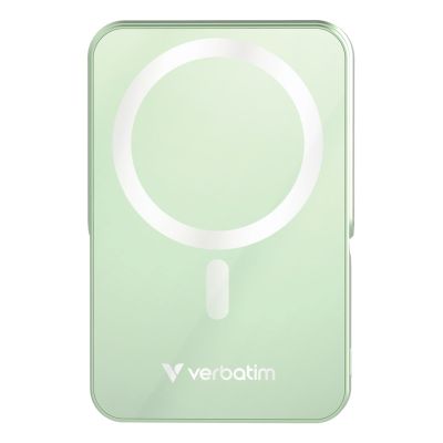2. Verbatim Charge 'n' Go Magnetic Wireless Litowo-polimerowy (LiPo) 10000 mAh Bezprzewodowe ładowanie Zielony