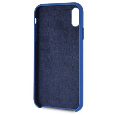 4. Etui BMW Silicone M Collection na iPhone Xr - niebieske