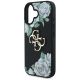 6. Etui Guess Grained Roses Big 4G logo na iPhone 16 - czarne
