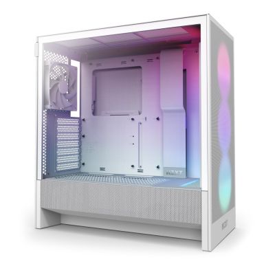 19. NZXT H5 Flow RGB Midi Tower Biały