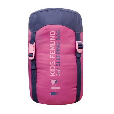 6. Śpiwór Trollkids Femund 3in1 malwowy różowy/fioletowy niebieski/dzika róża (695-242)