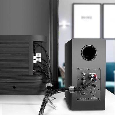 5. Ugreen taśma rzepowa rzep organizer kabli 2m czarny (40354)