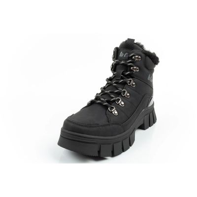 3. Lee Cooper buty sportowe damskie zimowe trekkingowe ocieplane czarne wysokie