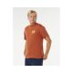 Koszulka męska RIP CURL Pacific Rinse Glass Off Tee brązowa