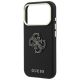 6. Etui Guess Grained & Big Resin Logo na iPhone 18 Pro Max / 17 Pro Max - czarne
