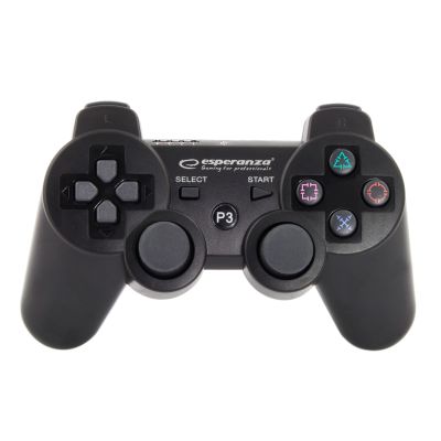 26. Gamepad bezprzewodowy Esperanza EGG109K (PS3; kolor czarny)
