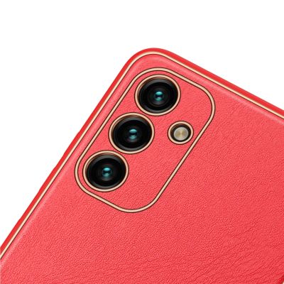 6. Dux Ducis Yolo eleganckie etui pokrowiec ze skóry ekologicznej Samsung Galaxy A13 5G czerwony