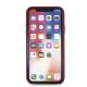 4. Etui Mercedes Silicone Line na iPhone X / XS - czerwone